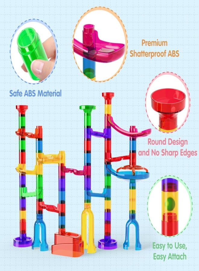 Ifollower Marble Run, 109Pcs Marble Maze Game Building Toys for Kid, Upgrade Mable Track Race Construction STEM Learning Toy, Birthday for Boys Girls Aged 3-12 - Image 2